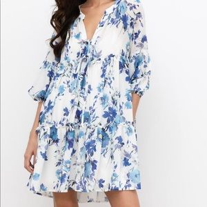 ✨NWT✨ Yumi Kim Getaway Dress in Bluebird Ivory